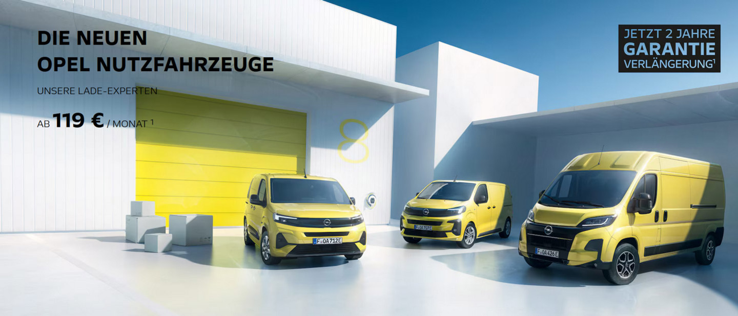 Die neuen Opel Nutzfahrzeuge